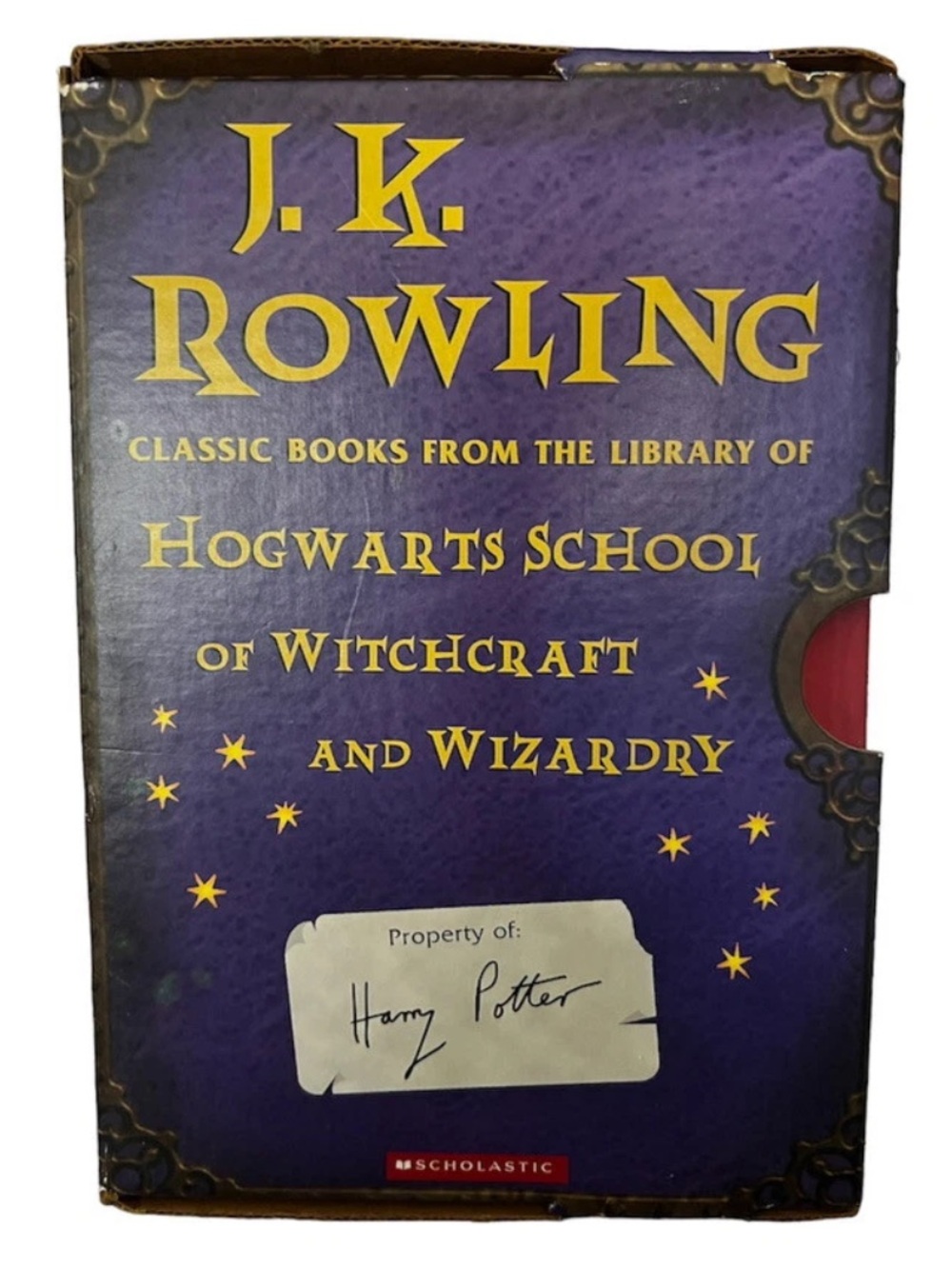 J.K. Rowling Hogwarts School of Witchcraft & Wizardry Hardcover Box Set NIB